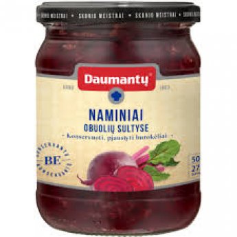 Barbabietola "Kedainiu" a fette, nel succo di mela (500 g) Barbabietola "Kedainiu" a fette, nel succo di mela (500 g)