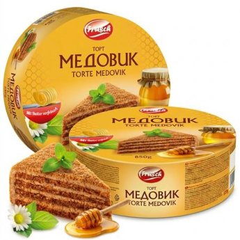 Torta "Frusch " Medovik al mielle (850 g) Torta "Frusch " Medovik al mielle (850 g)