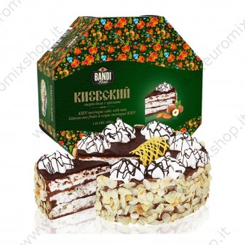 Торт "Киевский - Bandi" с фундуком и миндалем (580г)