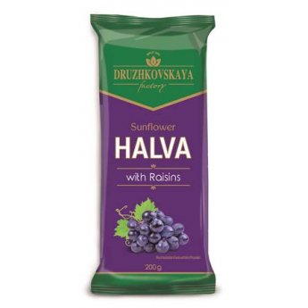 Dolce di semi di girasole "Halva" con uvetta (200g)