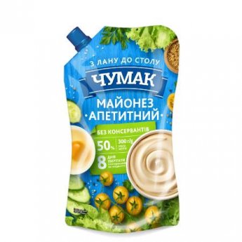 Maionese "Chumak" appetitoso 50% 300g