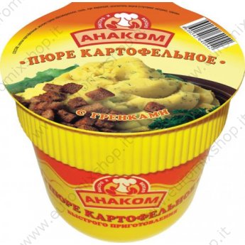 Пюре картофельное "Русский аппетит" с жареным луком и грибами(40г)