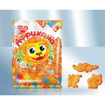 Biscotti croccanti a forma di animale Africana (280 g)