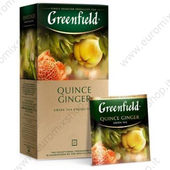 Чай "Greenfield - Quince Ginger" с ароматом японской айвы, имбирем (25Stx1,5g)