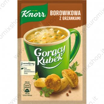 Zuppa "Knorr" istantanea con funghi porcini e crostini (15g)