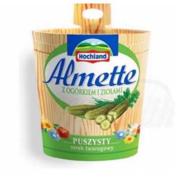 Formaggio fresco "Almette" Cetrioli+erbe (150g) Formaggio fresco "Almette" Cetrioli+erbe (150g)