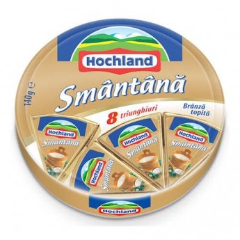 Formaggio fuso con panna acida "Hochland" (140g) Formaggio fuso con panna acida "Hochland" (140g)